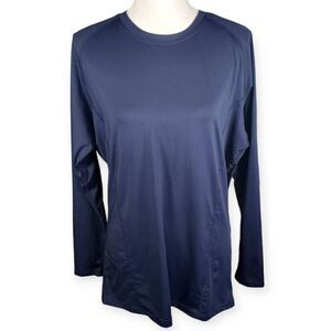 ATHLIO NAVY BLUE SPORTS TOP SZ.XL EUC